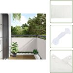 Vidaxl - cran d'intimit� de balcon blanc 600x120 cm pvc - brise vue balcon - ecran d'intimit� - cloture ...