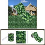 Cran d'intimit de jardin pvc 35x0, 19 m vert - cran d'intimit jardin - clture pvc - barrire de confidenti ...