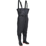 Vidaxl cuissardes avec bottes et ceinture noir taille 41