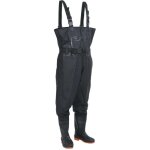 Vidaxl cuissardes avec bottes et ceinture noir taille 41