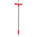 Dsherbant rouge and gris 93, 5 cm acier enduit de poudre vidaxl