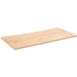 Dessus de bureau 100x60x2, 5 cm bois massif de pin