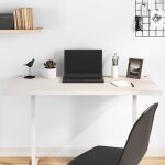 Vidaxl - dessus de bureau blanc 110x55x2, 5 cm bois massif de pin