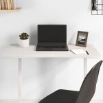 Dessus de bureau blanc 80x40x2, 5 cm bois massif de pin