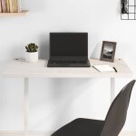 Vidaxl - dessus de bureau blanc 80x40x2, 5 cm bois massif de pin Vidaxl - dessus de bureau blanc 80x40x2, 5 cm bois massif de pin