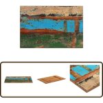 Dessus de table rectangulaire 60x90 cm 25 - 27 mm bois rcupr - dessus de table - bois recycl - plateau ...