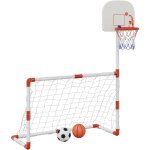 Vidaxl ensemble football et basket - ball pour enfants avec ballons