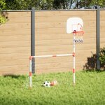 Vidaxl ensemble football et basket - ball pour enfants avec ballons