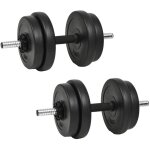 Ensemble d'haltres 14 pcs 20 kg vidaxl