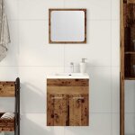 Ensemble de meubles salle de bain 2 pcs bois d'ingnierie - vidaxl