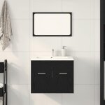 Vidaxl ensemble de meubles salle de bain 2 pcs chne noir