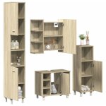 Vidaxl - ensemble de meubles de salle de bain 4 pcs ch�ne sonoma