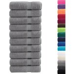 Essuie - mains de qualit� sup�rieure solund 10 pcs gris 600 g / m� vidaxl