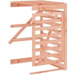 Vidaxl - extension d'abri de poubelle sur roulettes bois douglas massif