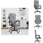 Fauteuil inclinable de bureau gris clair tissu - chaise de bureau - chaise ergonomique - fauteuil de ... Fauteuil inclinable de bureau gris clair tissu - chaise de bureau - chaise ergonomique - fauteuil de ...