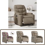 Fauteuil de massage inclinable électrique cappuccino similicuir - fauteuil inclinable - fauteuil massant ... Fauteuil de massage inclinable électrique cappuccino similicuir - fauteuil inclinable - fauteuil massant ...