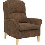 Fauteuil marron 76 x 94 x 102 cm faux cuir vidaxl Fauteuil marron 76 x 94 x 102 cm faux cuir vidaxl