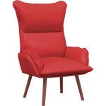 Fauteuil relaxant rouge 69 x 74 x 93 cm faux cuir vidaxl