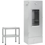 Vidaxl - fumoir à four à barbecue avec table acier galvanisé Vidaxl - fumoir à four à barbecue avec table acier galvanisé