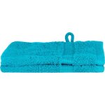 Gants de toilette 2 pcs turquoise coton vidaxl