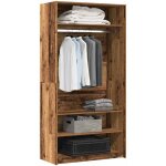 Vidaxl - garde - robe vieux bois 100x50x200 cm bois d'ing�nierie