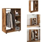 Garde - robe vieux bois 80x40x110 cm bois d'ingénierie - garde - robe - garde - robes - armoire de rangement ... Garde - robe vieux bois 80x40x110 cm bois d'ingénierie - garde - robe - garde - robes - armoire de rangement ...
