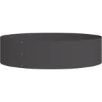 Vidaxl - grand pot en m�tal noir m�tal grand durable grand pot en m�tal