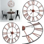 Vidaxl - horloge murale mtal 58 cm rouge - horloge murale - horloges murales - home & living - rouge ...