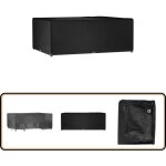 Housse de salon de jardin 16 ?illets 300x250x90cm rectangulaire - housses de meubles d'extrieur - housse ...