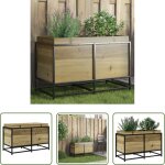 Vidaxl jardin de terrasse - jardini�re 80x40x50 cm bois de pin impr�gn�