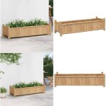 Vidaxl - jardini�re 100x30x25 cm bambou - jardinier - pot de fleurs - bac � fleurs - bambous - d�co ext�rieur ...