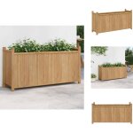 Vidaxl - jardini�re 100x30x50 cm bambou - jardinier - pot de fleurs - bac � fleurs - bambous - d�co ext�rieur ...