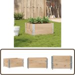 Vidaxl - jardinière 80x60 cm bois de pin massif - jardiniered'extérieure - jardinière bois - pot de fleurs ... Vidaxl - jardinière 80x60 cm bois de pin massif - jardiniered'extérieure - jardinière bois - pot de fleurs ...
