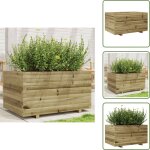 Vidaxl - jardini�re 90x60x49, 5 cm bois de pin impr�gn� - jardiniered'ext�rieure - jardini�re bois - ...
