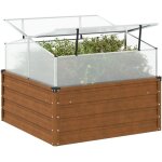 Vidaxl - jardini�re de jardin avec serre acier r�sistant aux intemp�ries