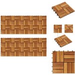 Vidaxl - kit de tuiles de plancher en acacia 30 x 30 cm 20 pcs - carrelage extérieur - carreau de terrasse ... Vidaxl - kit de tuiles de plancher en acacia 30 x 30 cm 20 pcs - carrelage extérieur - carreau de terrasse ...