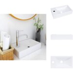 Vidaxl - lavabo 400x220x90 mm smc blanc - lavabo - Évier - salle de bain - sanitaire - robinetterie Vidaxl - lavabo 400x220x90 mm smc blanc - lavabo - Évier - salle de bain - sanitaire - robinetterie