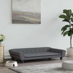 Lit pour chien gris foncé 100x50x21 cm velours vidaxl Lit pour chien gris foncé 100x50x21 cm velours vidaxl