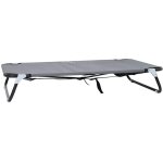 Lit pour chien gris clair 90 x 55 x 18 cm tissu oxford et acier vidaxl