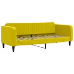 Vidaxl - lit de repos sans matelas jaune 80x200 cm velours Vidaxl - lit de repos sans matelas jaune 80x200 cm velours