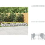 Vidaxl - lit surélevé à gabions arqué 400x100x50 cm fer galvanisé - jardiniere en gabion - bordure jardin ... Vidaxl - lit surélevé à gabions arqué 400x100x50 cm fer galvanisé - jardiniere en gabion - bordure jardin ...