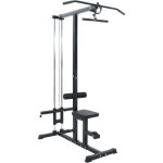 Vidaxl - appareil de tirage vertical noir 110 x 70 x 187 cm