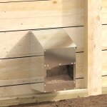 Vidaxl mangeoire pour poules argent 21 x 16 x 33 cm acier galvanis�