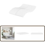 Vidaxl - matelas en mousse blanc 140x200 cm duret h2 h3 - matelas mousse - matelas confort - matelas ...