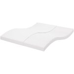 Vidaxl - matelas en mousse blanc 160x200 cm 7 zones duret 20 ild