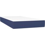 Vidaxl - matelas  ressorts ensachs pour enfants bleu 80x160 cm tissu