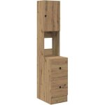 Vidaxl - meuble de cuisine avec tiroir ch�ne artisanal bois d'ing�nierie