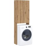 Meuble pour machine � laver ch�ne artisanal 64x25, 5x190 cm vidaxl 540404