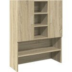 Vidaxl - meuble pour machine � laver ch�ne sonoma 70, 5x24x90 cm