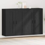 Vidaxl - meuble mural 2 pcs ch�ne artisanal 160 x 34 x 90 cm